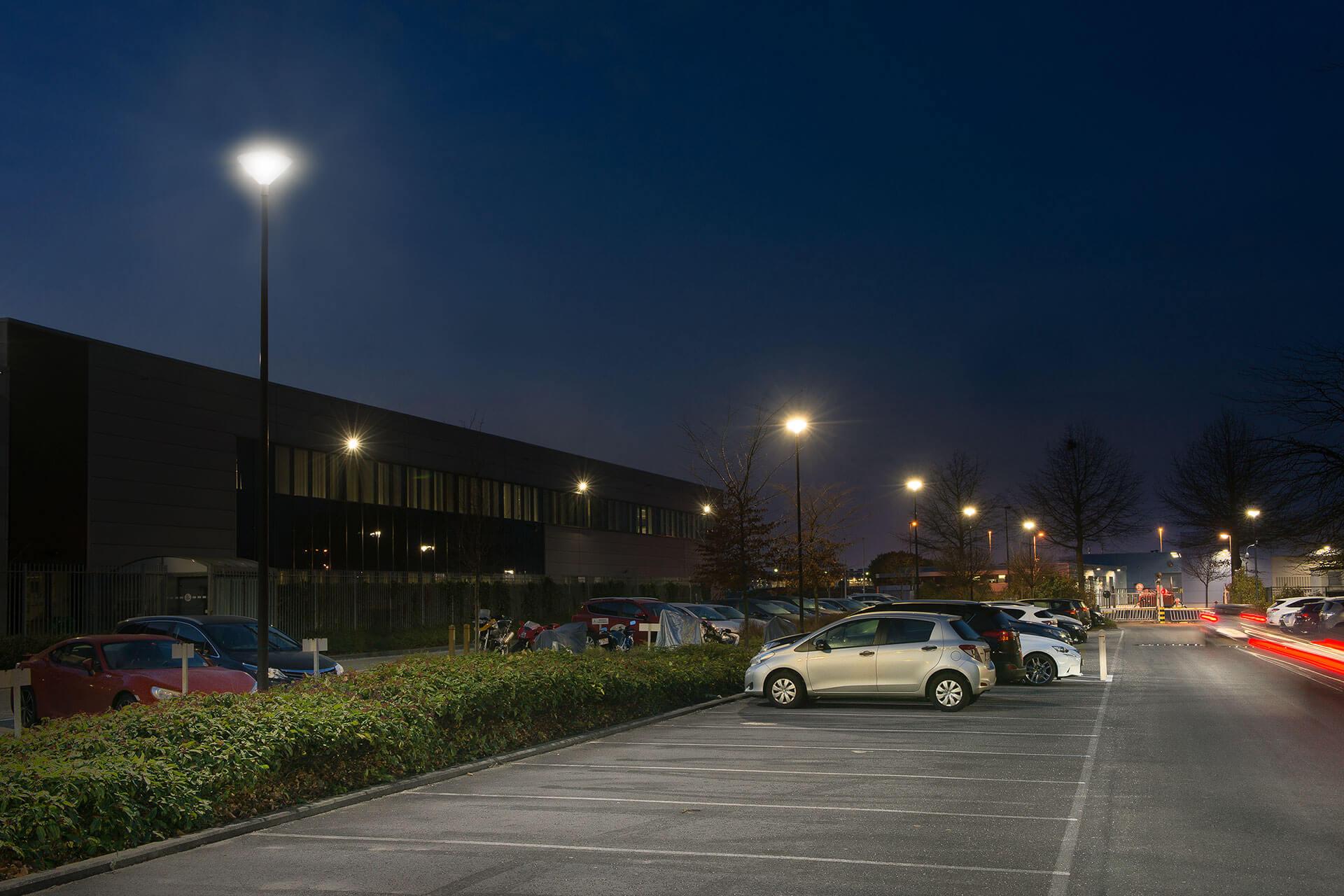 Friza led luminaire improves safety for employees and visitors with reduced energy costs