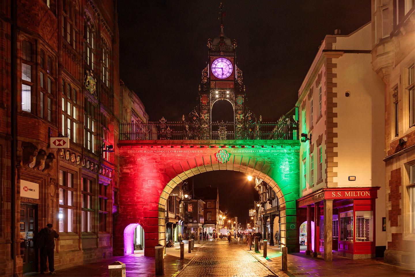 Bespoke control system creates dynamic light shows for Eastgate Clock in Chester