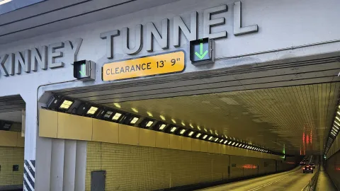 Henry Kinney Tunnel Entrance